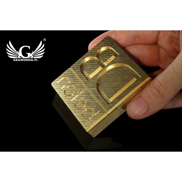 Hot and Cold Logo Embossing Stamp - Die Dimensions: 62x66mm - CNC