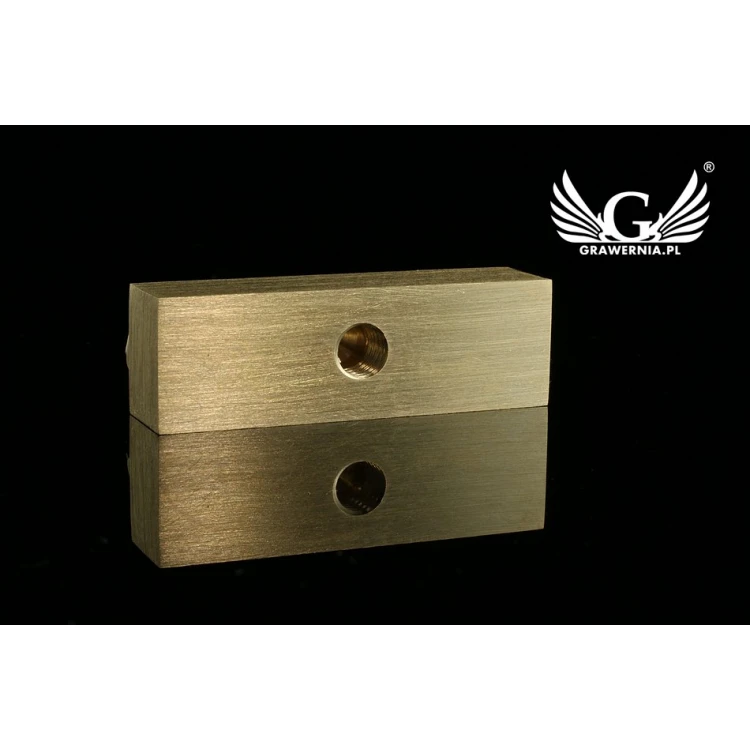 Hot and Cold Logo Embossing Stamp - Die Dimensions: 41x13mm - CNC', located in the category 'Industry and Company / Dies and Metal Stamps'. Do not translate the category.