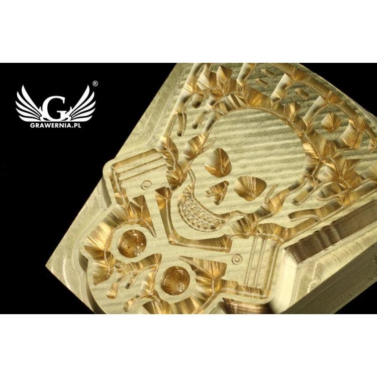 Hot and Cold Logo Embossing Stamp - Die Dimensions: 40x39.6mm