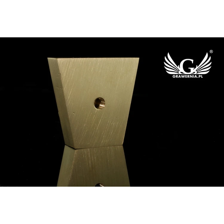 Hot and Cold Logo Embossing Stamp - Die Dimensions: 40x39.6mm