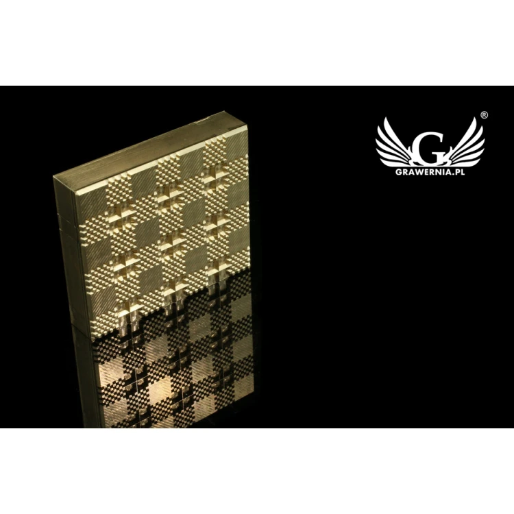 Hot and Cold Logo Embossing Stamp - Die Dimensions: 60x70mm - CNC', which is in the category 'Industry and Company / Dies and Metal Stamps'. Do not translate the category.