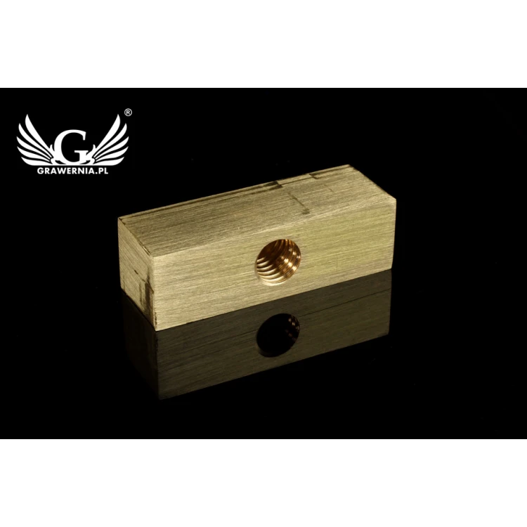 Hot and Cold Logo Embossing Stamp - Die Dimensions: 39x12mm