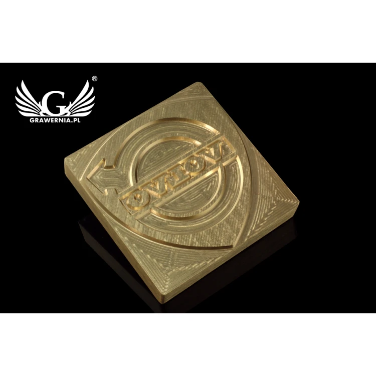 Hot and Cold Logo Embossing Stamp - Die Dimensions: 73x74mm - CNC