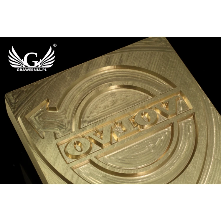 Hot and Cold Logo Embossing Stamp - Die Dimensions: 73x74mm - CNC