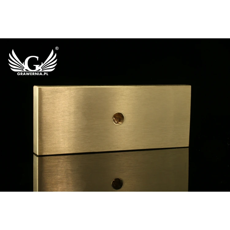 Hot and Cold Logo Embossing Stamp - Die Dimensions: 100x40mm - CNC