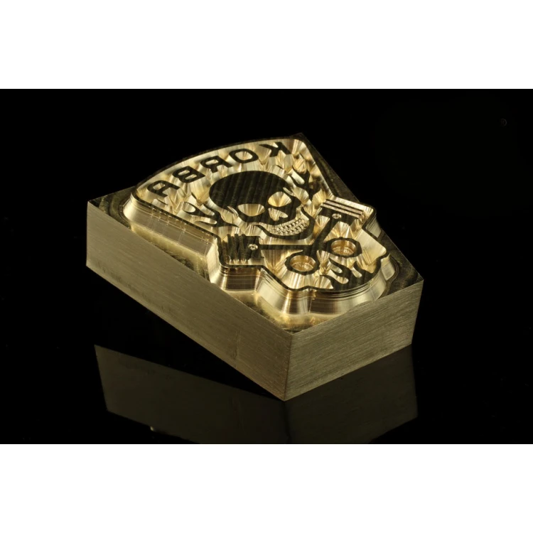 Hot and Cold Logo Embossing Stamp - Die Dimensions: 40x39.6mm