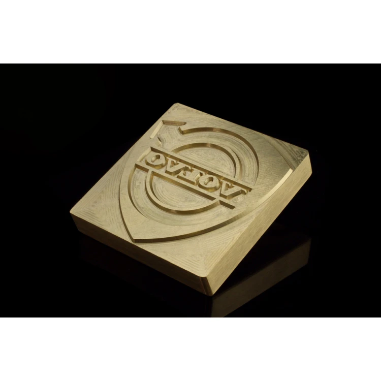 Hot and Cold Logo Embossing Stamp - Die Dimensions: 73x74mm - CNC