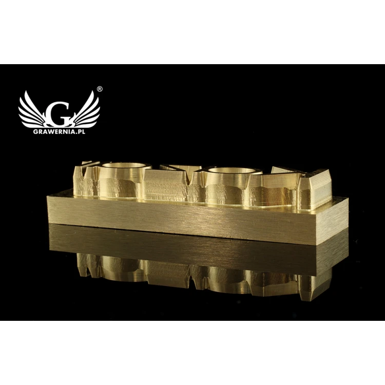Hot and Cold Logo Embossing Stamp - Die Dimensions: 50x15mm - CNC', which is in the category 'Industry and Company / Dies and Metal Stamps'. Do not translate the category.