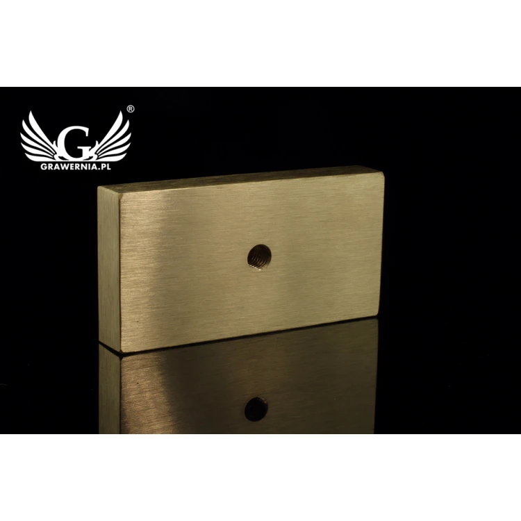 Hot and Cold Logo Embossing Stamp - Die Dimensions: 83x43mm - CNC', located in the category 'Industry and Company / Dies and Metal Stamps'. Do not translate the category.