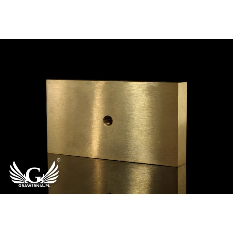 Hot and Cold Logo Embossing Stamp - Die Dimensions: 103x53mm - CNC