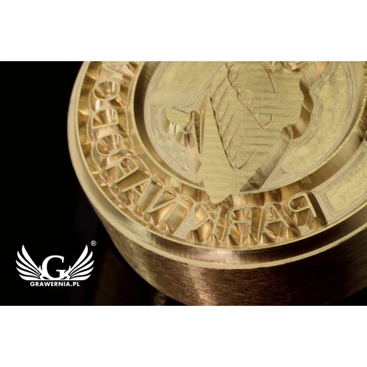 Hot and Cold Logo Embossing Stamp - Diameter: 43mm - CNC