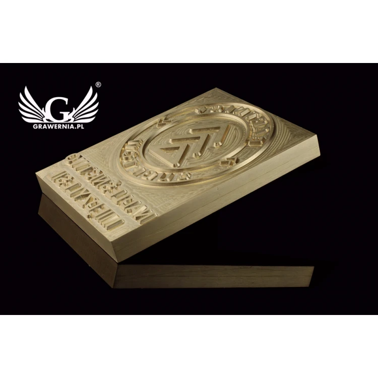 Hot and Cold Logo Embossing Stamp - Die Dimensions: 100x123mm - CNC