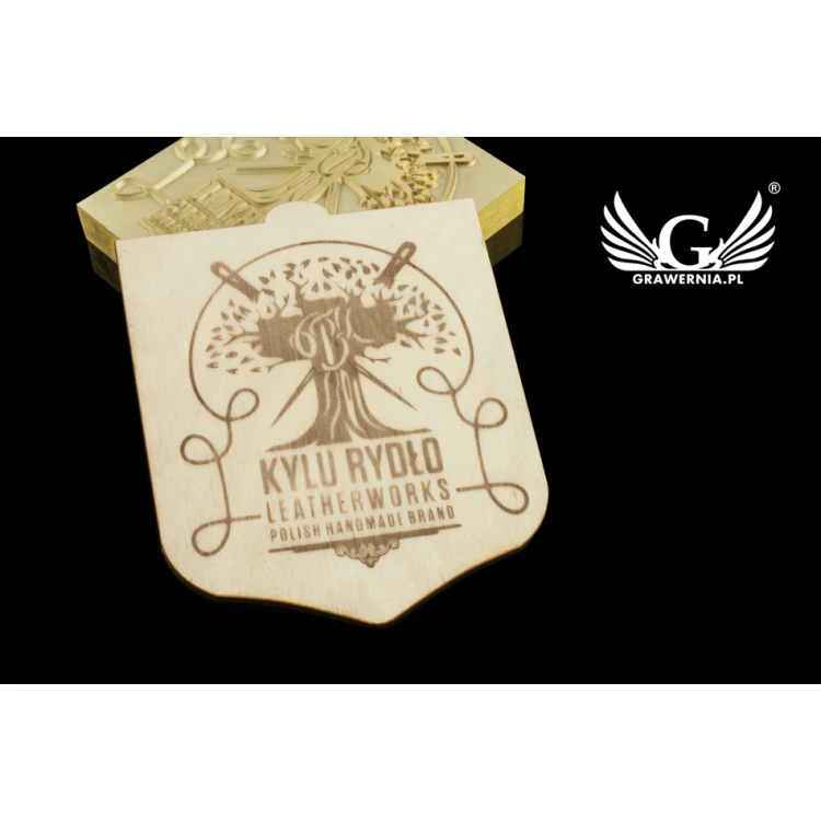 Hot and Cold Logo Embossing Stamp - Die Dimensions: 82x93mm - CNC108