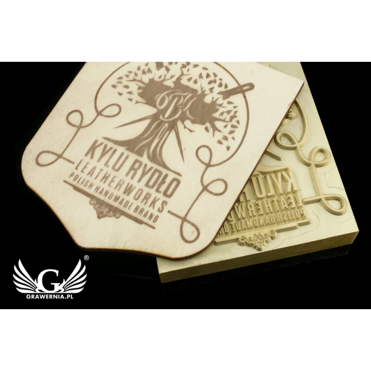 Hot and Cold Logo Embossing Stamp - Die Dimensions: 82x93mm - CNC108
