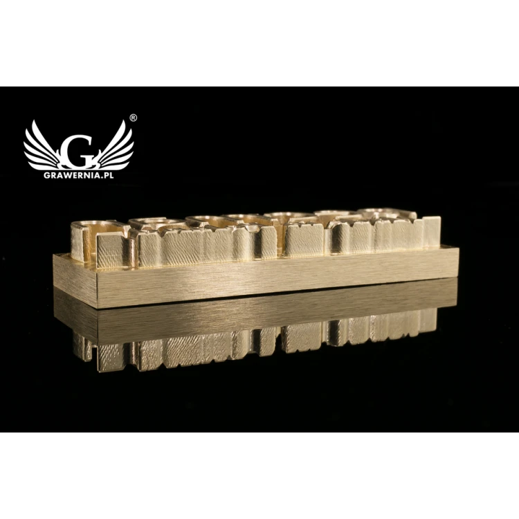 Hot and Cold Logo Embossing Stamp - Die Dimensions: 63x20mm - CNC067