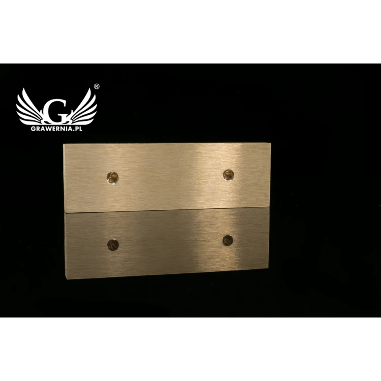 Hot and Cold Logo Embossing Stamp - Die Dimensions: 63x20mm - CNC067