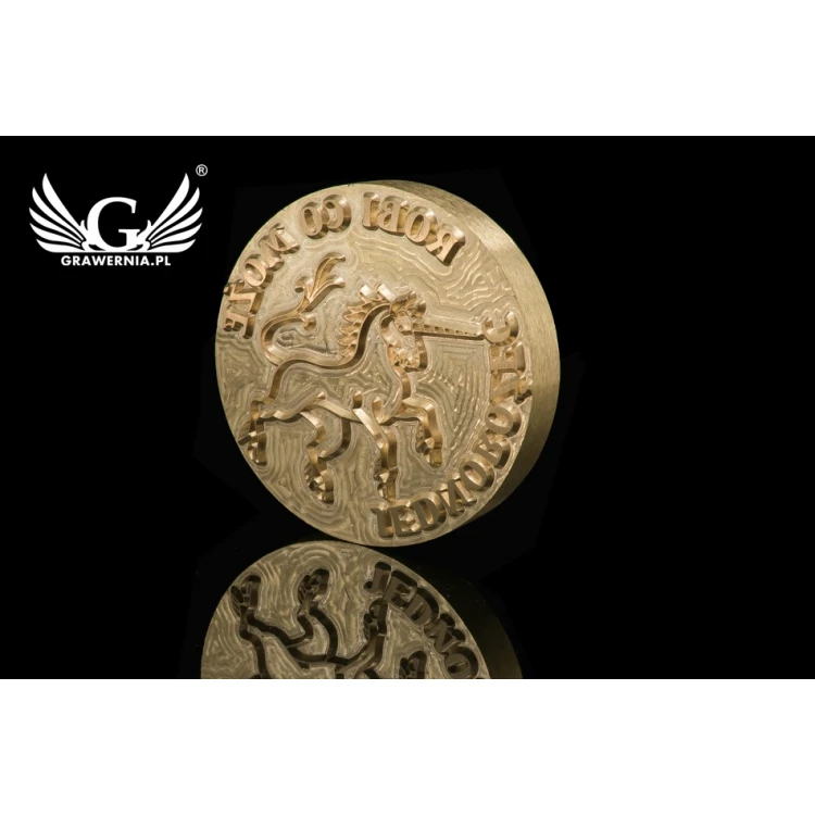 Hot and Cold Logo Embossing Stamp - Die Dimensions: 80x80mm - CNC079