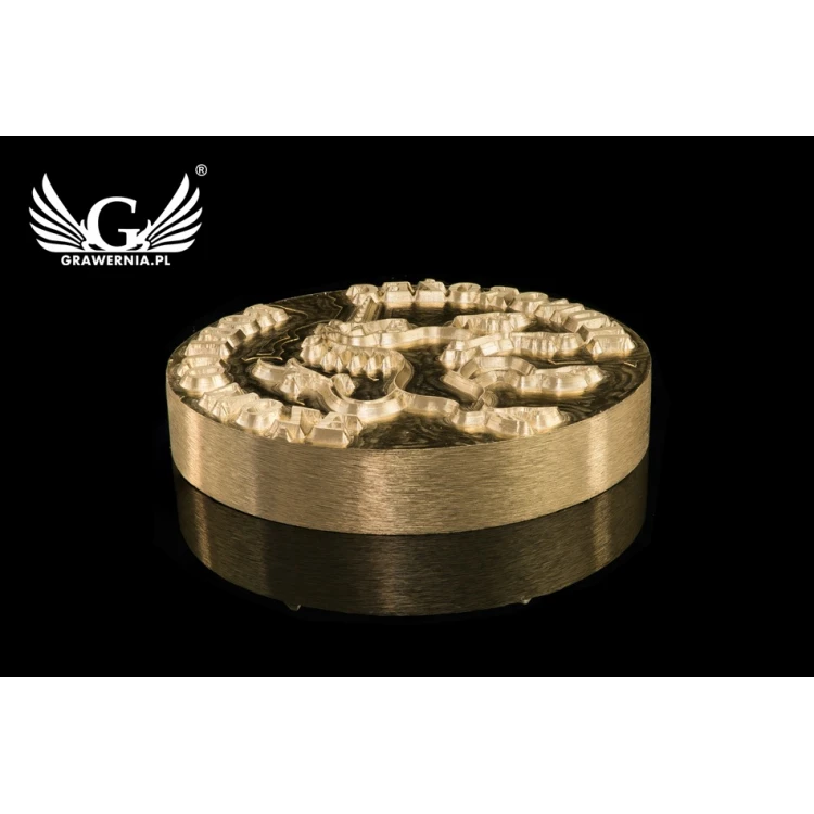 Hot and Cold Logo Embossing Stamp - Die Dimensions: 80x80mm - CNC079