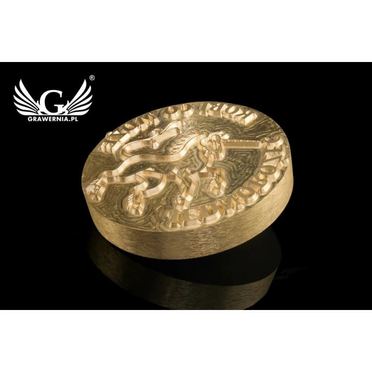 Hot and Cold Logo Embossing Stamp - Die Dimensions: 80x80mm - CNC079