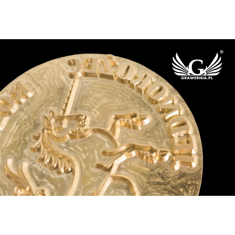 Hot and Cold Logo Embossing Stamp - Die Dimensions: 80x80mm - CNC079