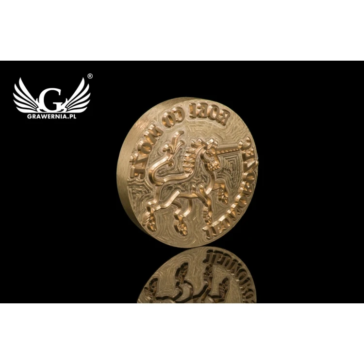 Hot and Cold Logo Embossing Stamp - Die Dimensions: 80x80mm - CNC079