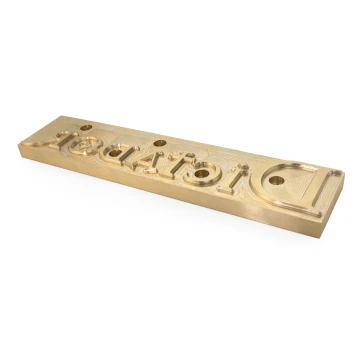 Hot stamping logo press - die dimensions: 253x56mm - CNC082