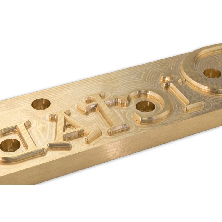 Hot stamping logo press - die dimensions: 253x56mm - CNC082