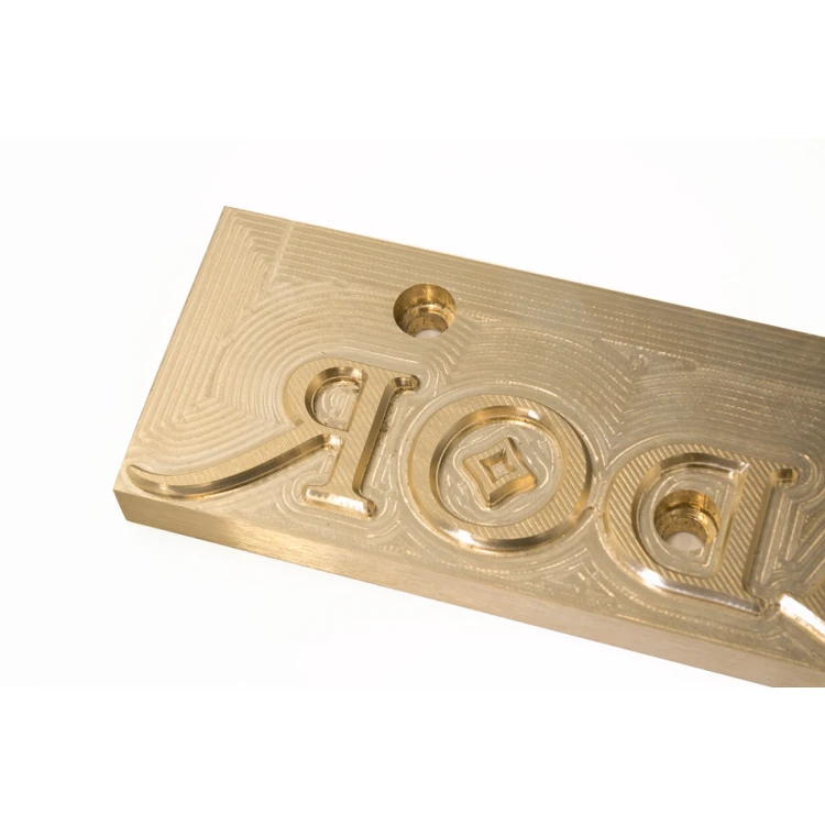 Hot stamping logo press - die dimensions: 253x56mm - CNC082