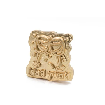 Hot and Cold Logo Embossing Stamp - Die Dimensions: 58.7x61mm - CNC083