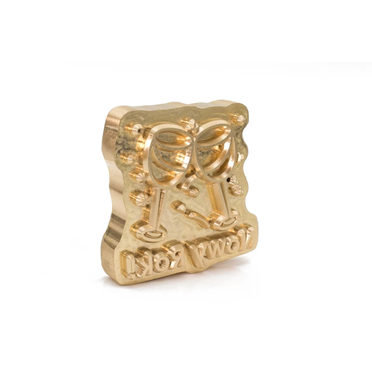 Hot and Cold Logo Embossing Stamp - Die Dimensions: 58.7x61mm - CNC083