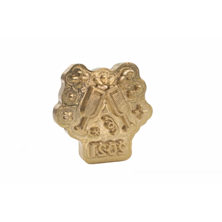 Hot and Cold Logo Embossing Stamp - Die Dimensions: 60.8x60.5mm - CNC084