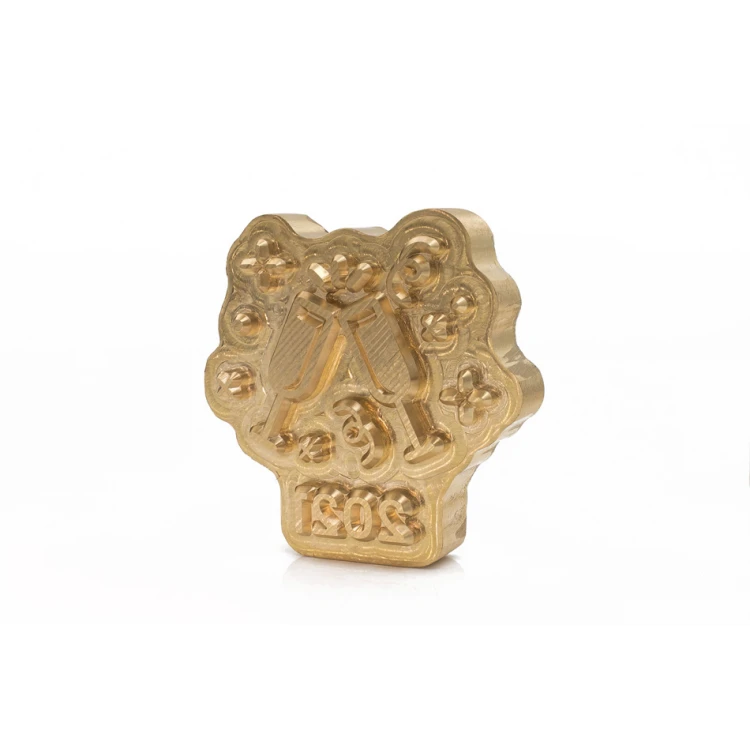 Hot and Cold Logo Embossing Stamp - Die Dimensions: 60.8x60.5mm - CNC084