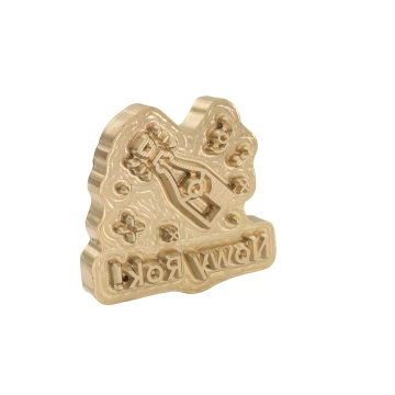 Hot and Cold Logo Embossing Stamp - Die Dimensions: 66.5x63.2mm - CNC085