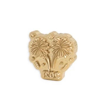 Hot and Cold Logo Embossing Stamp - Die Dimensions: 61.8x61.5mm - CNC086