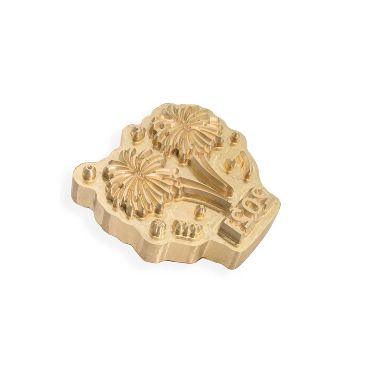 Hot and Cold Logo Embossing Stamp - Die Dimensions: 61.8x61.5mm - CNC086
