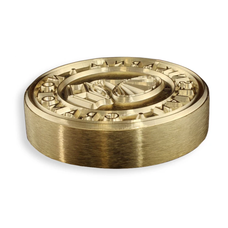 Hot and Cold Logo Embossing Stamp - Die Diameter: 63mm - CNC', which is in the category 'Industry and Company / Dies and Metal Stamps'. Do not translate the category.
