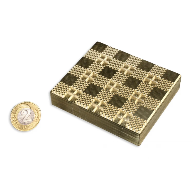 Hot and Cold Logo Embossing Stamp - Die Dimensions: 60x70mm - CNC', which is in the category 'Industry and Company / Dies and Metal Stamps'. Do not translate the category.