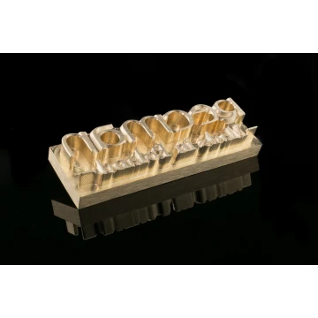 Hot and Cold Logo Embossing Stamp - Die Dimensions: 63x20mm - CNC067