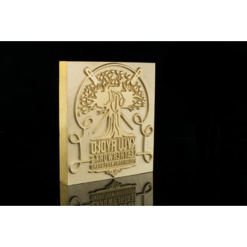Hot and Cold Logo Embossing Stamp - Die Dimensions: 82x93mm - CNC108
