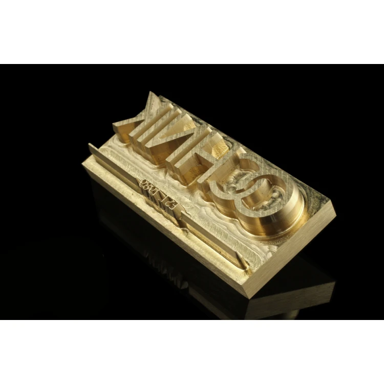 Hot and Cold Logo Embossing Stamp - Die Dimensions: 55x24mm - CNC', which is in the category 'Industry and Company / Dies and Metal Stamps'. Do not translate the category.