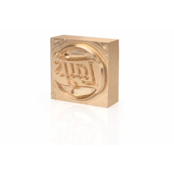 Hot and Cold Logo Embossing Stamp - Die Dimensions: 33x33mm - CNC092