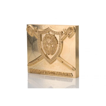 Hot and Cold Logo Embossing Stamp - Die Dimensions: 103x90mm - CNC095