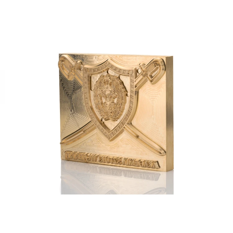 Hot and Cold Logo Embossing Stamp - Die Dimensions: 103x90mm - CNC095