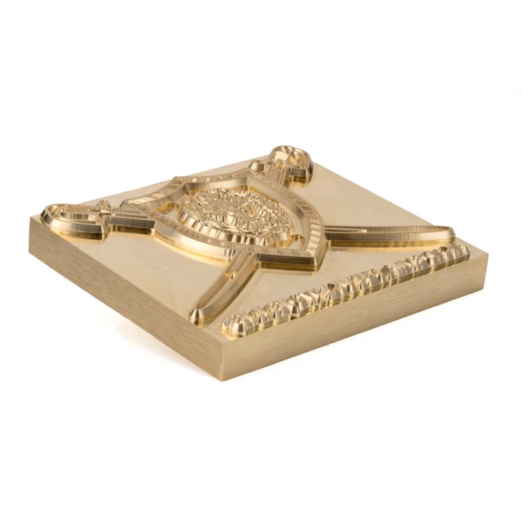 Hot and Cold Logo Embossing Stamp - Die Dimensions: 103x90mm - CNC095