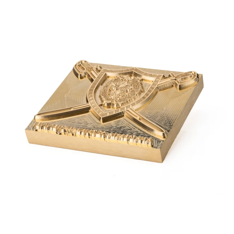 Hot and Cold Logo Embossing Stamp - Die Dimensions: 103x90mm - CNC095