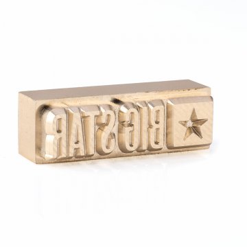 Hot and Cold Logo Embossing Stamp - Die Dimensions: 36x12mm - CNC105