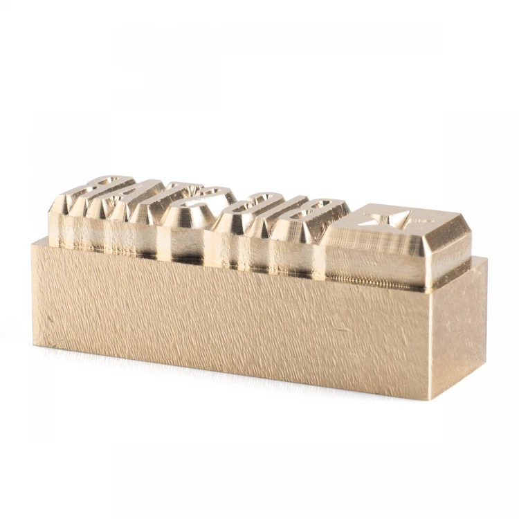 Hot and Cold Logo Embossing Stamp - Die Dimensions: 36x12mm - CNC105