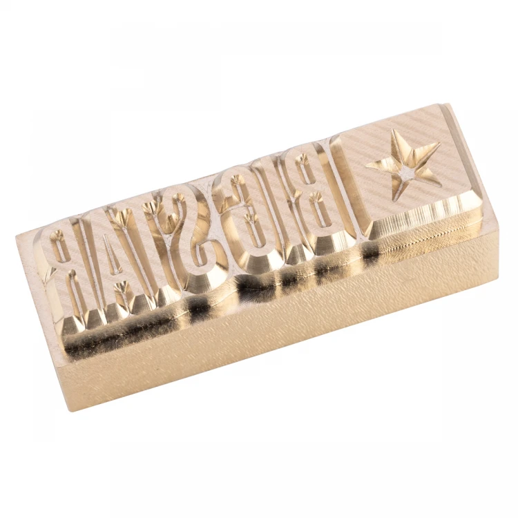 Hot and Cold Logo Embossing Stamp - Die Dimensions: 36x12mm - CNC105