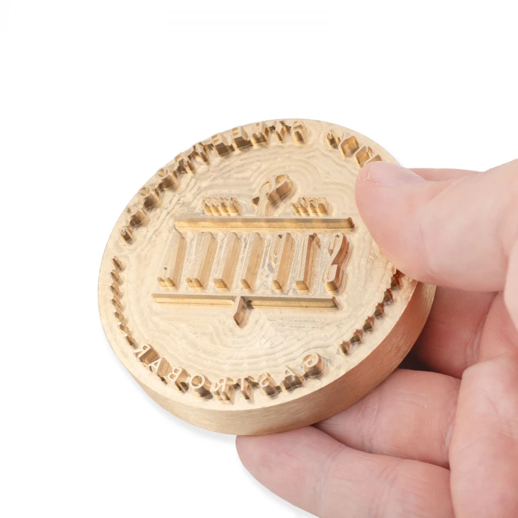 Hot stamp for imprinting logo on bread - die dimensions: 73x73mm - CNC110