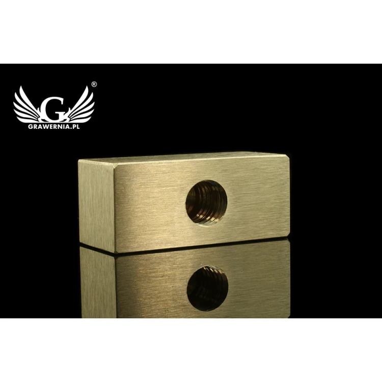 HOT STAMP for burning logo - matrix dimensions: 32x13.9mm - LASER' in the category 'Industry and Company / Dies and metal stamps'. Do not translate the category.